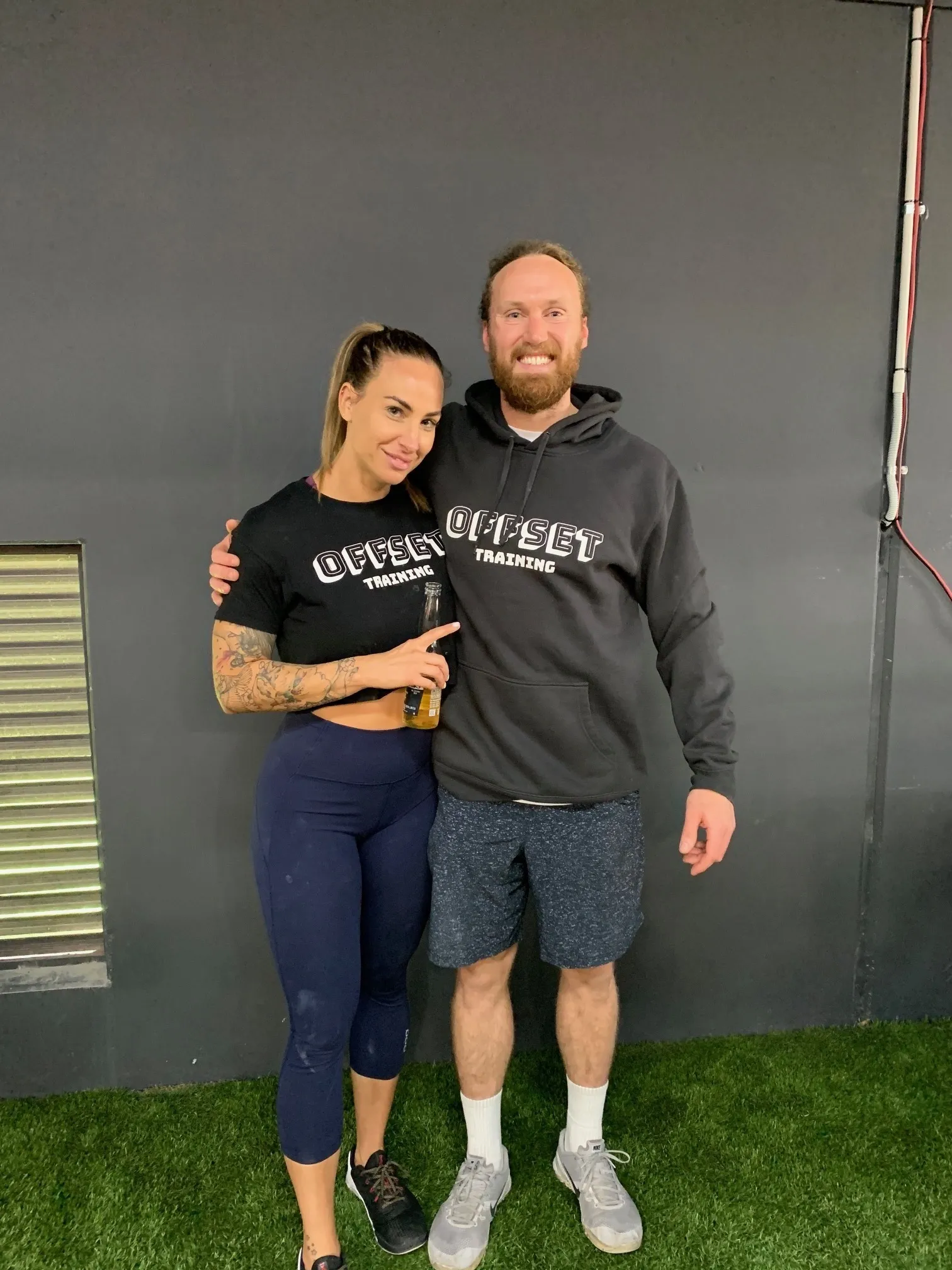 Coach and client celebrating