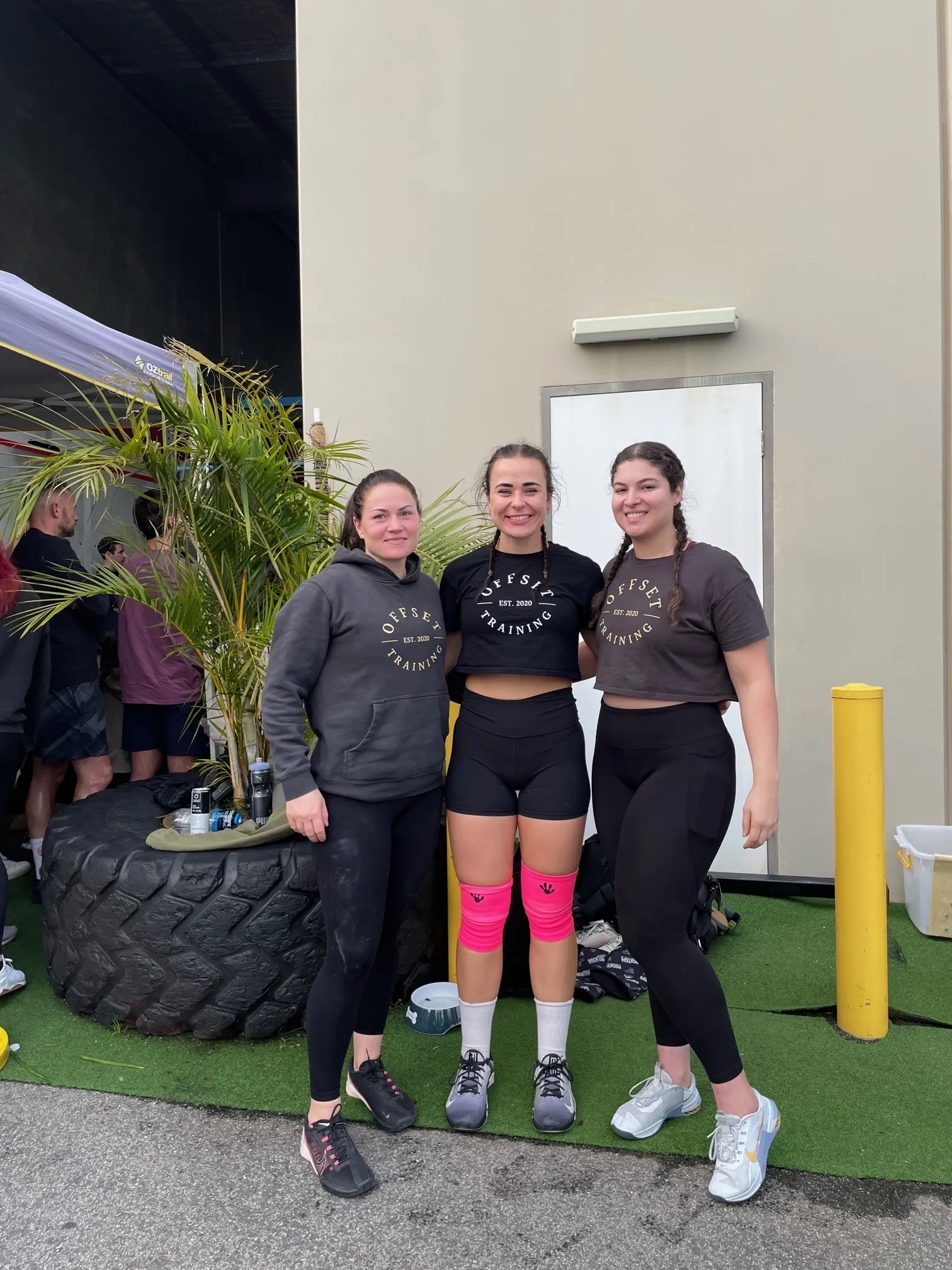Offset athletes celebrating